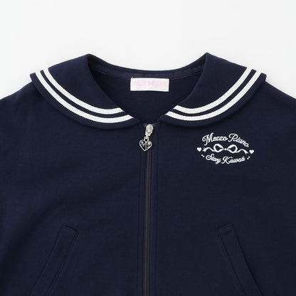 セーラーZIPパーカ&ラインスカパン&半袖Tシャツセット