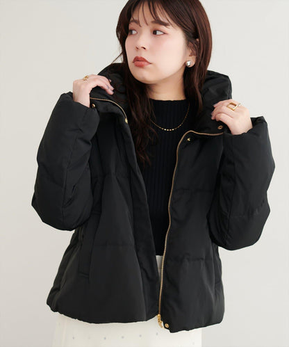 短款立領羽絨服