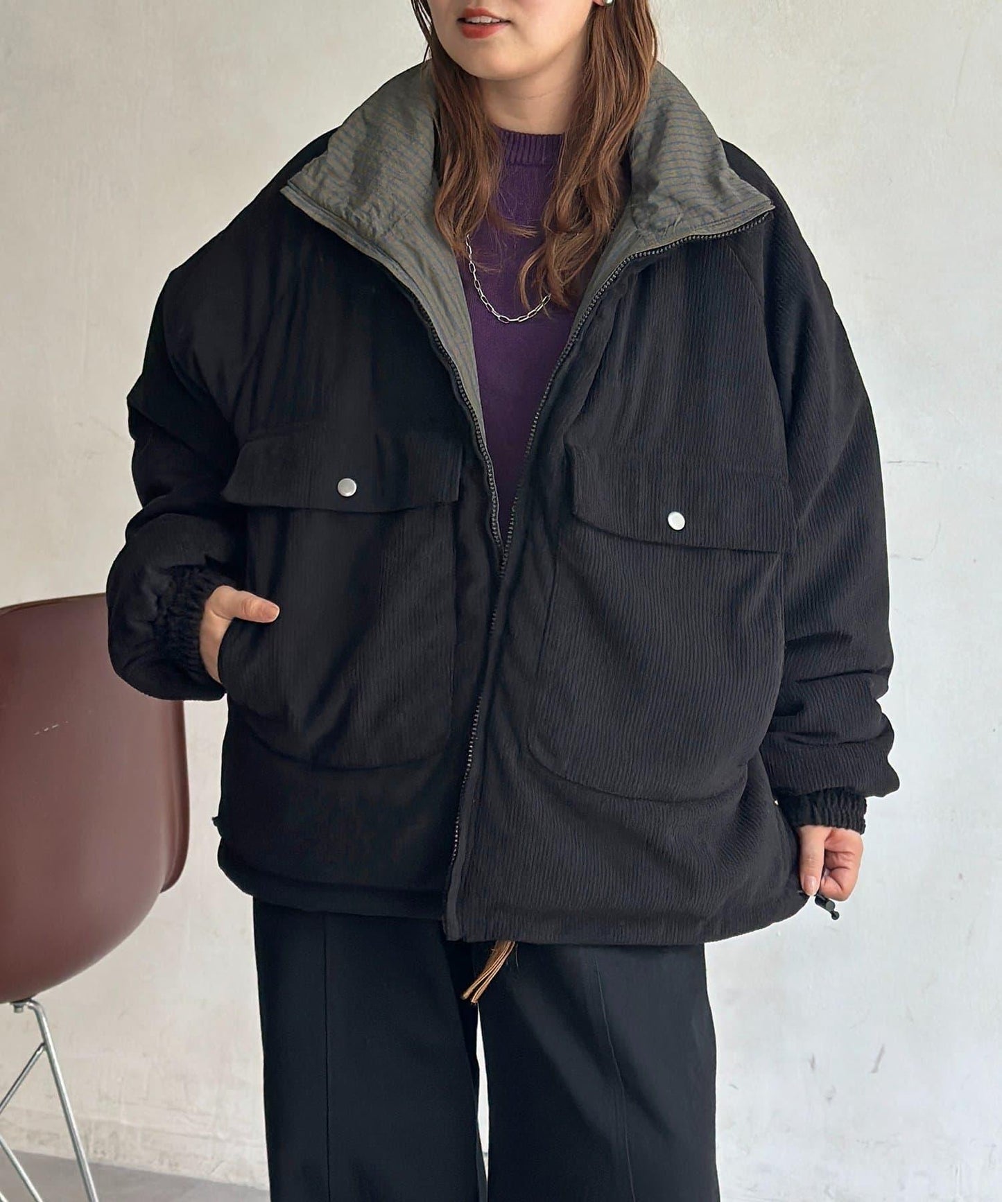 可翻面中棉棒球服