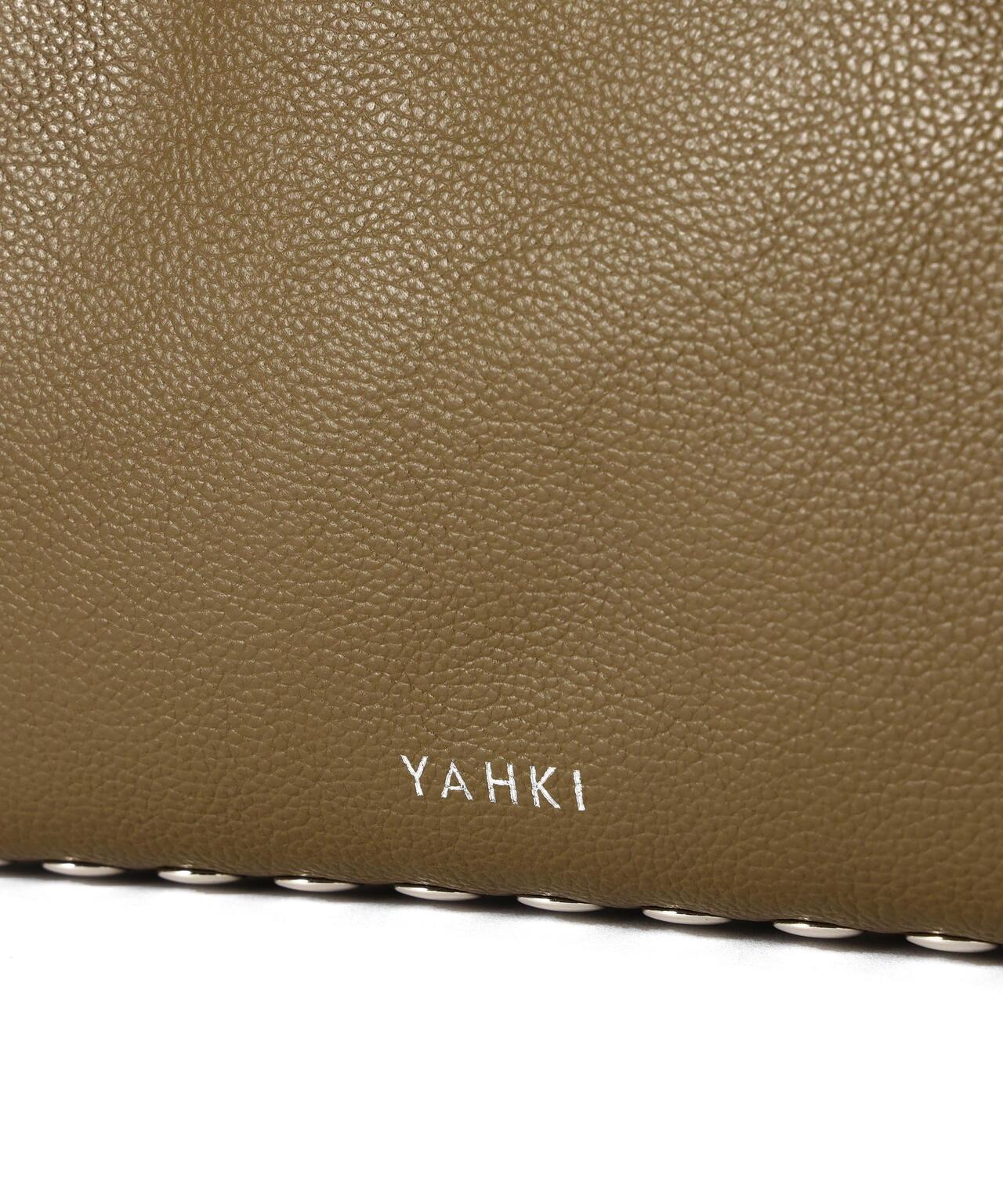 YAHKI 皮革拼接包袋