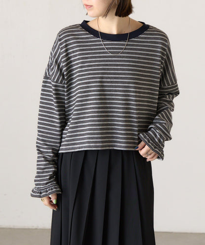 ボーダークロップロンTee《FRIPIER》
