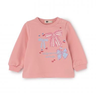 【GOOD PRICE】 mimiちゃん×蝴蝶結圖案 衛衣