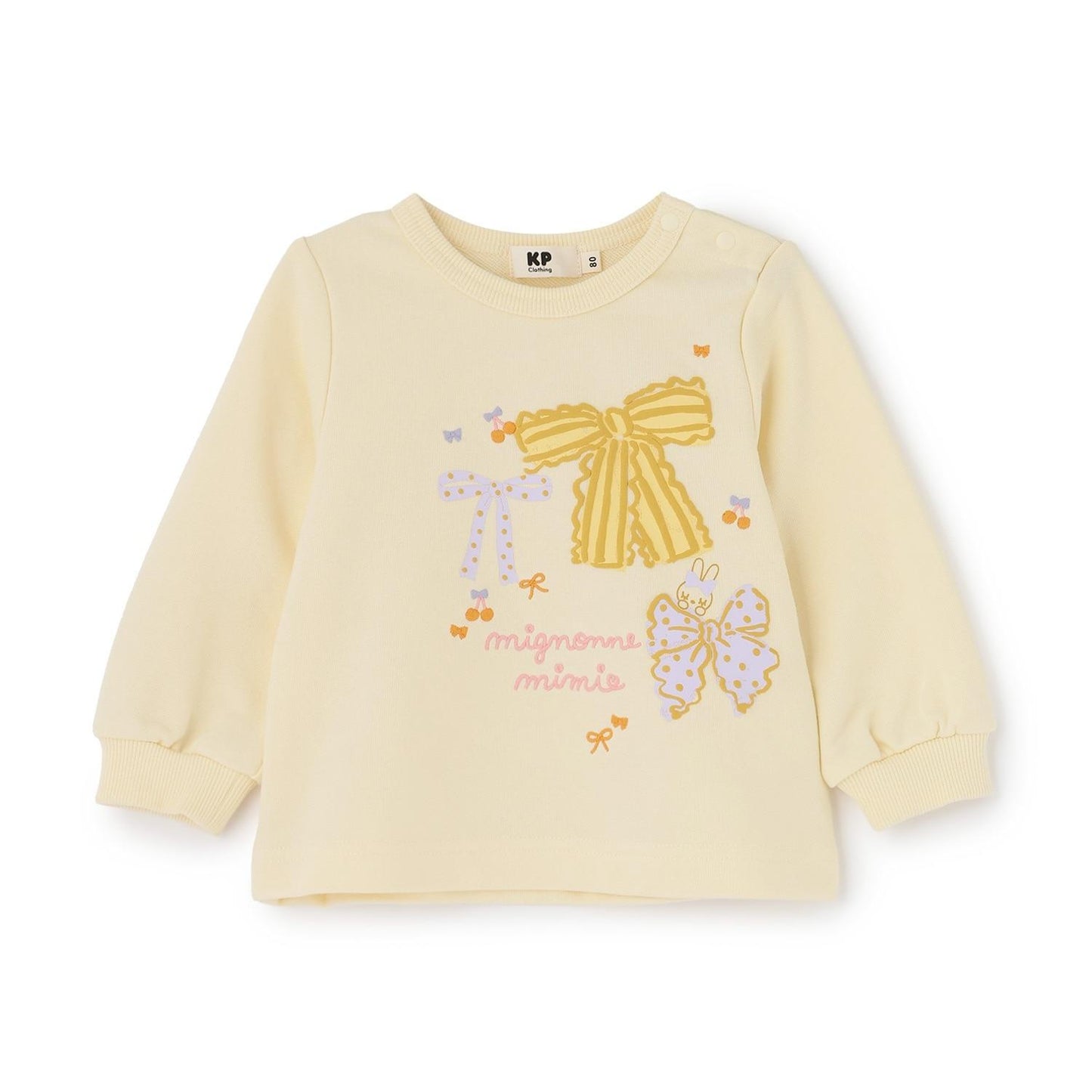 【GOOD PRICE】 mimiちゃん×蝴蝶結圖案 衛衣