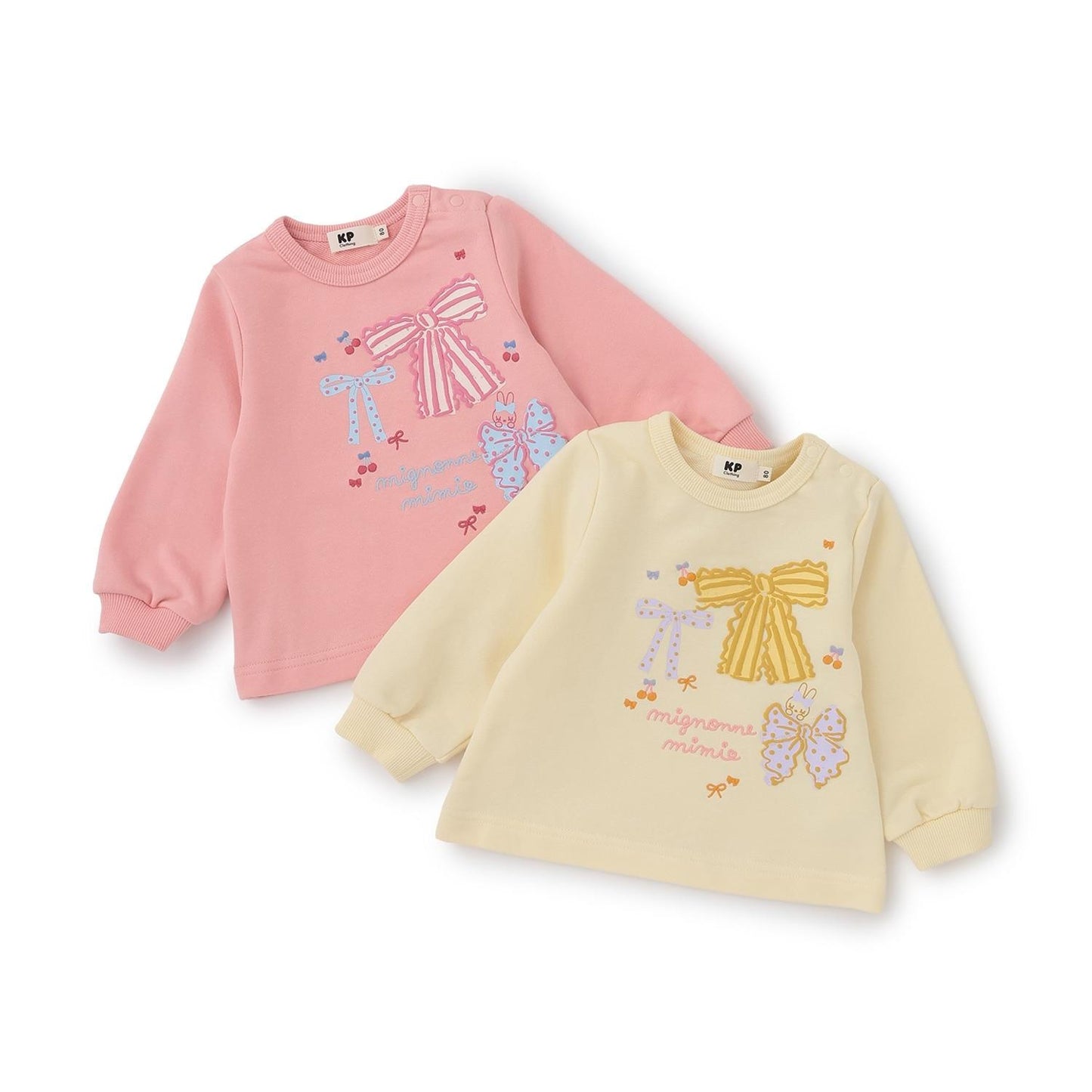【GOOD PRICE】 mimiちゃん×蝴蝶結圖案 衛衣