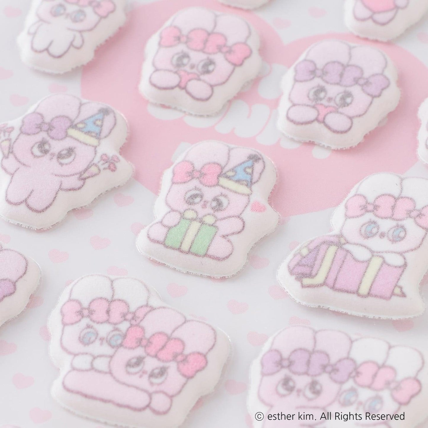 エスターバニーリトル（Esther Bunny Little） 植絨貼紙