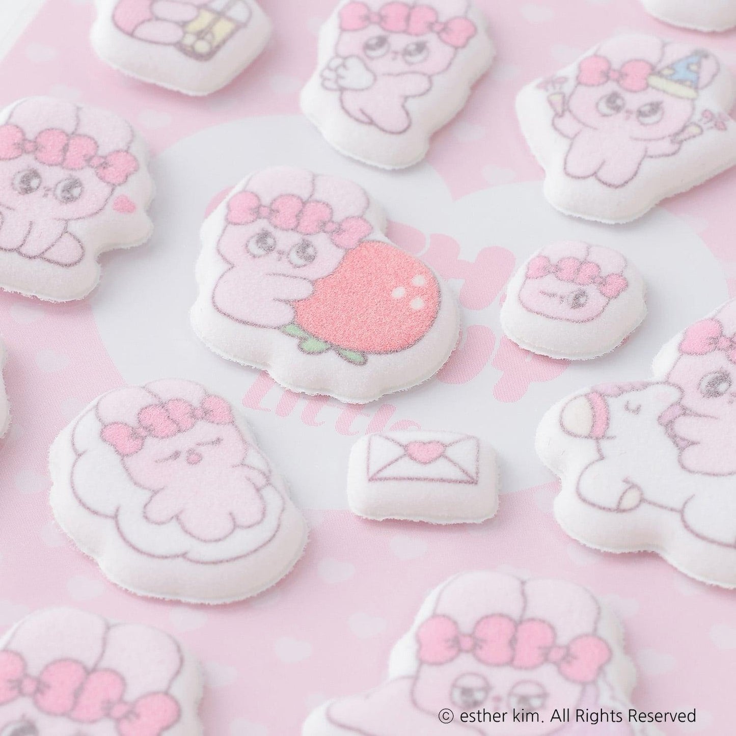 エスターバニーリトル（Esther Bunny Little） 植絨貼紙