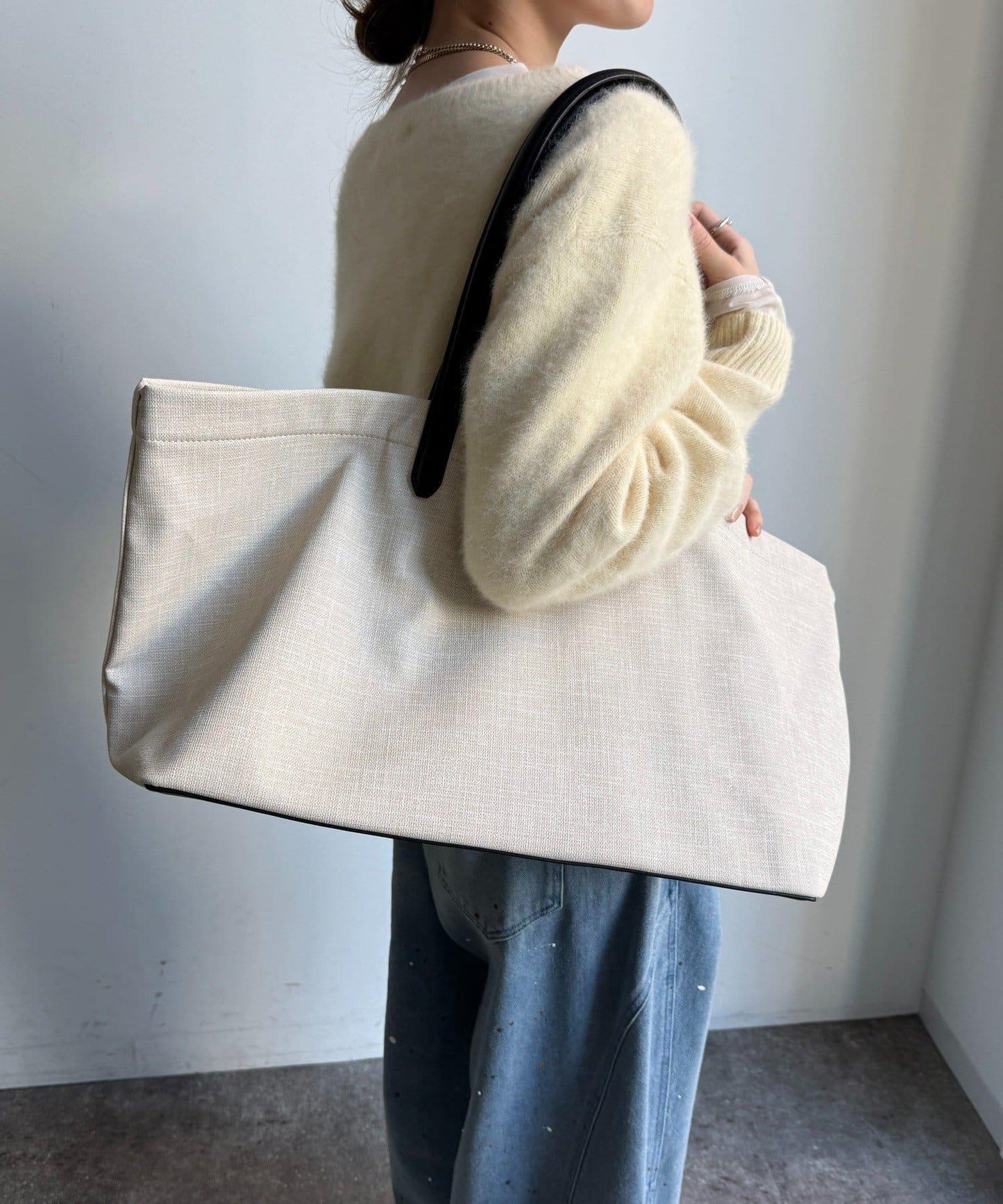 橫長托特包