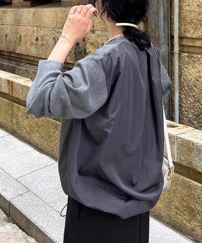 抽繩套頭衫