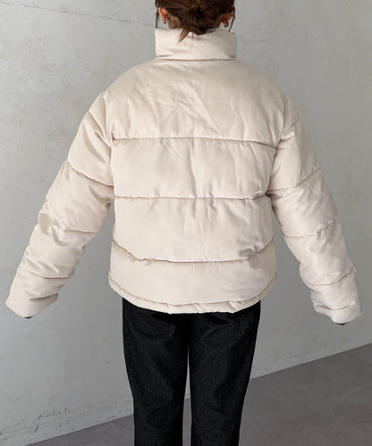 拼色絎棉夾克