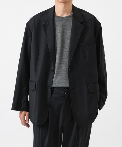 new basic WOOL SILK SINGLE JACKET