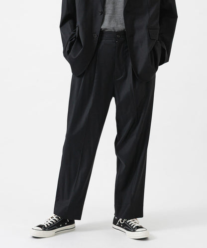 new basic WOOL SILK WIDE SLACKS