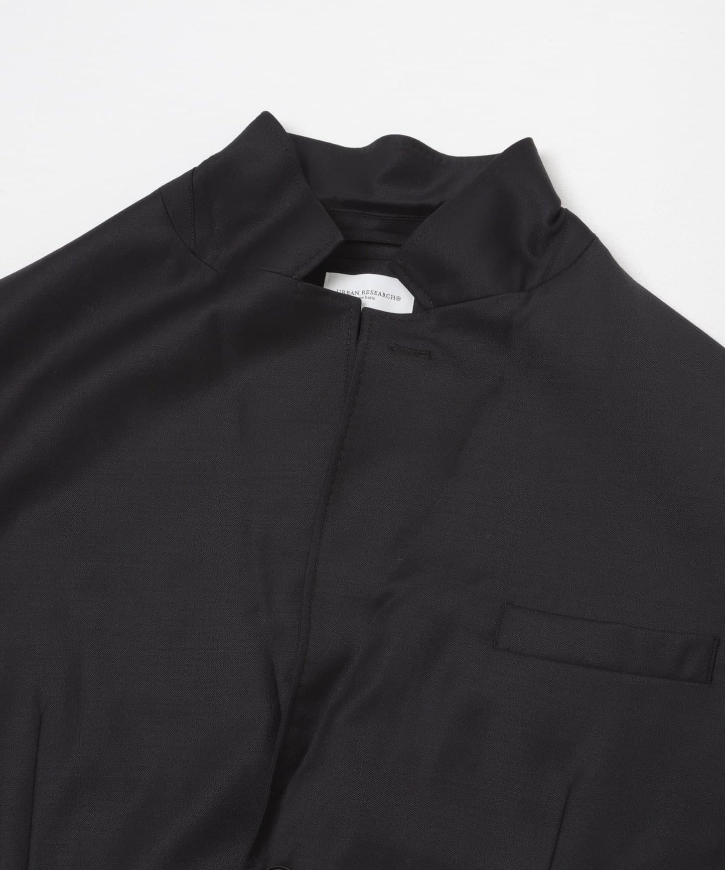 new basic WOOL SILK SINGLE JACKET