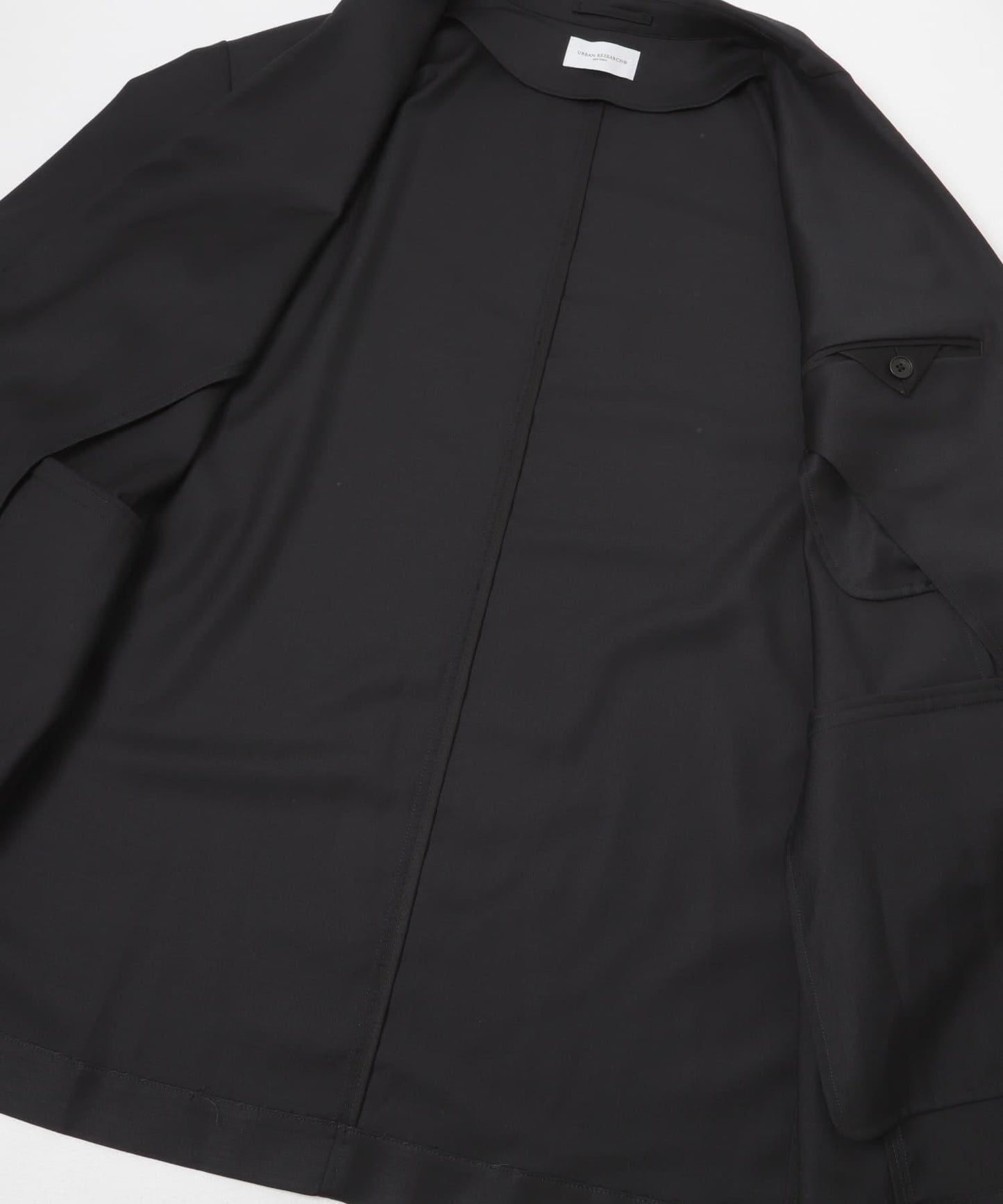 new basic WOOL SILK SINGLE JACKET