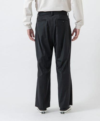 new basic WOOL SILK WIDE SLACKS