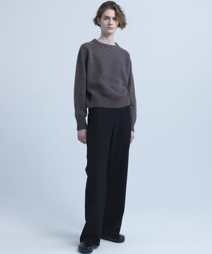new basic CASHMERE SILK MOULINE KNIT