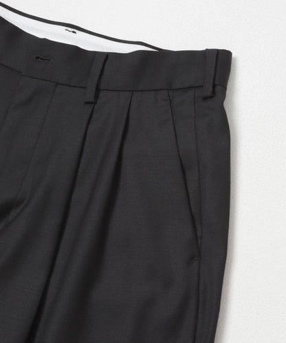 new basic WOOL SILK WIDE SLACKS