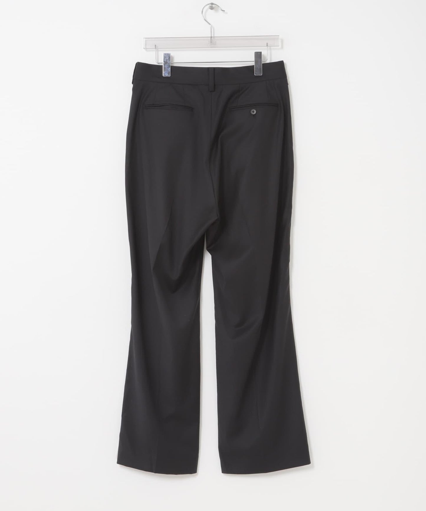 new basic WOOL SILK WIDE SLACKS