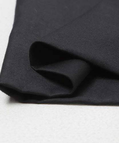 new basic WOOL SILK TAPERED SLACKS