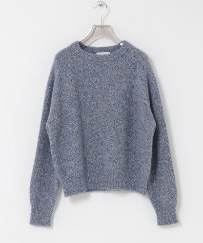 new basic CASHMERE SILK MOULINE KNIT