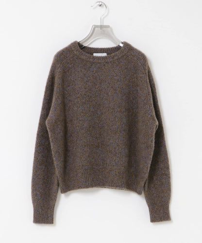 new basic CASHMERE SILK MOULINE KNIT