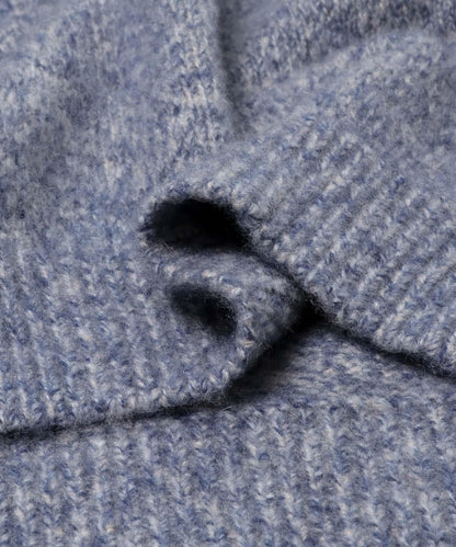 new basic CASHMERE SILK MOULINE KNIT