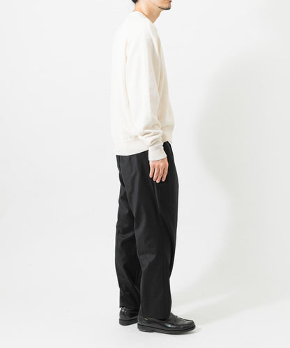 new basic WASHI WOOL V-NECK KNIT