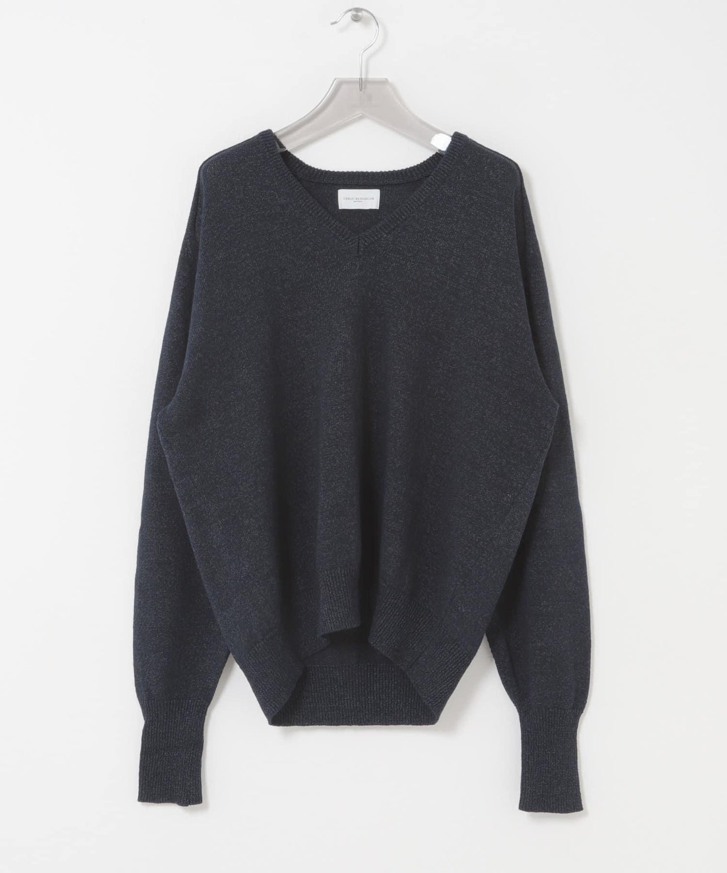 new basic WASHI WOOL V-NECK KNIT