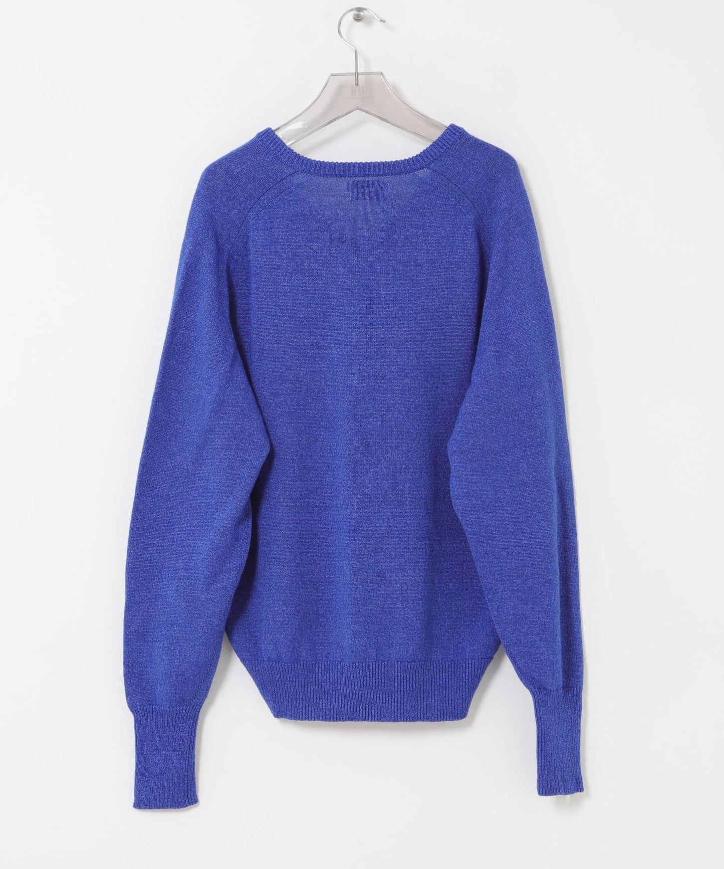 new basic WASHI WOOL V-NECK KNIT