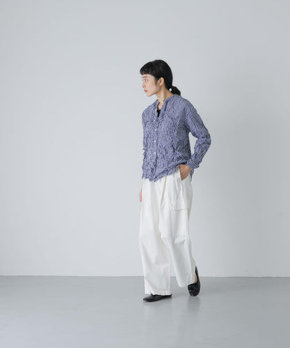 Vas-Y Lentement CHECK WRINKLE SHIRTS