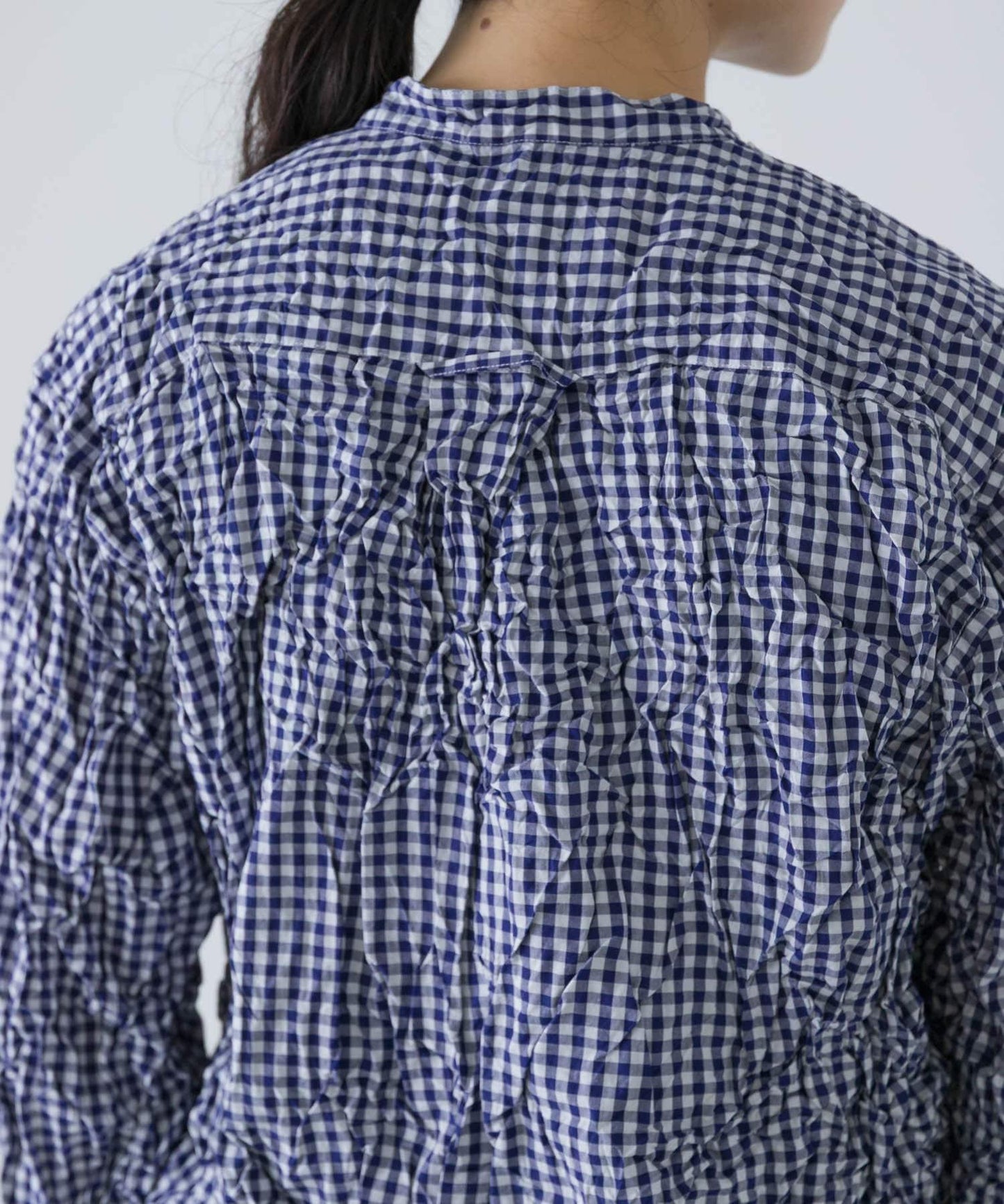 Vas-Y Lentement CHECK WRINKLE SHIRTS