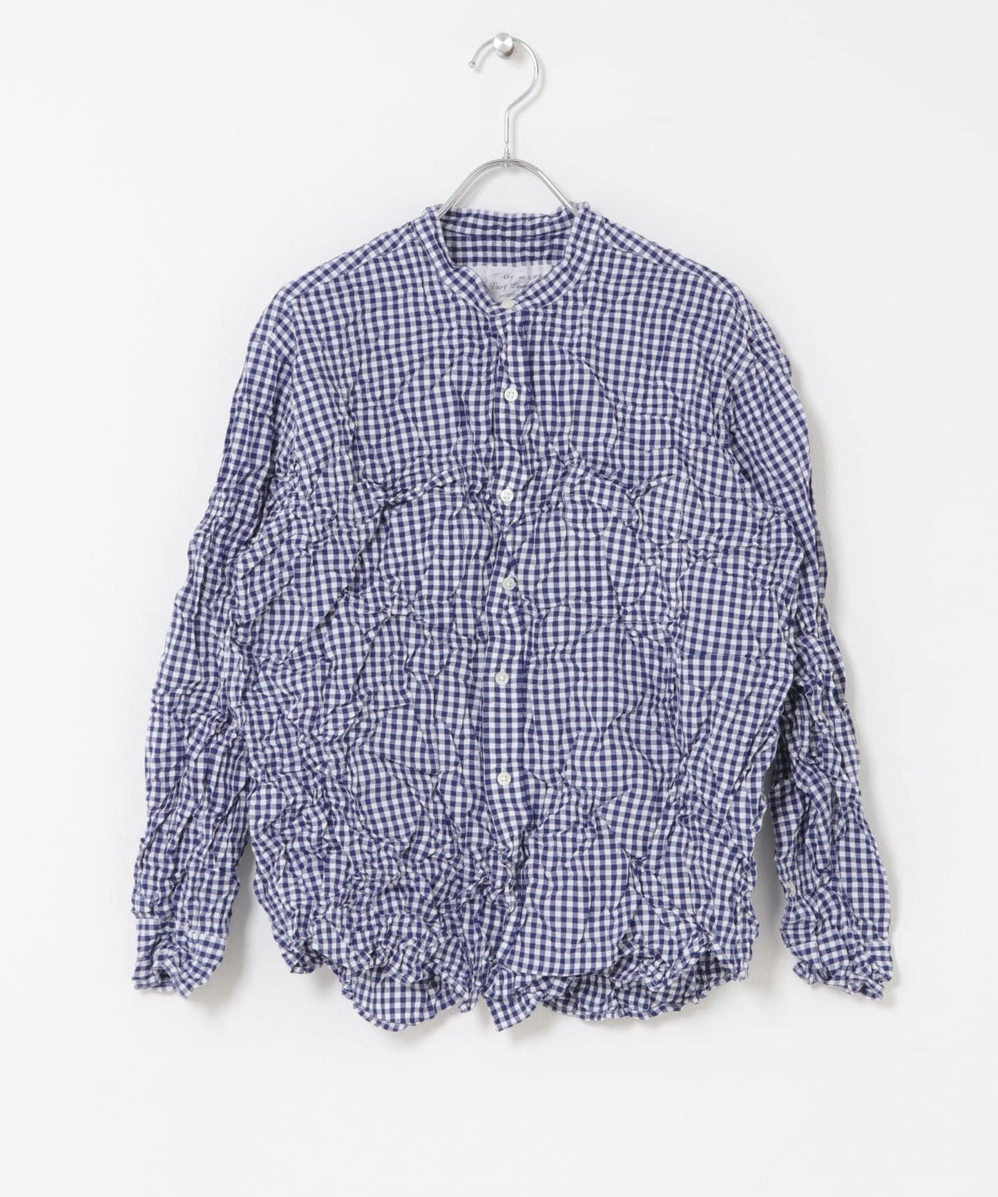 Vas-Y Lentement CHECK WRINKLE SHIRTS