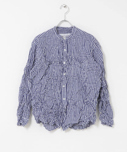 Vas-Y Lentement CHECK WRINKLE SHIRTS