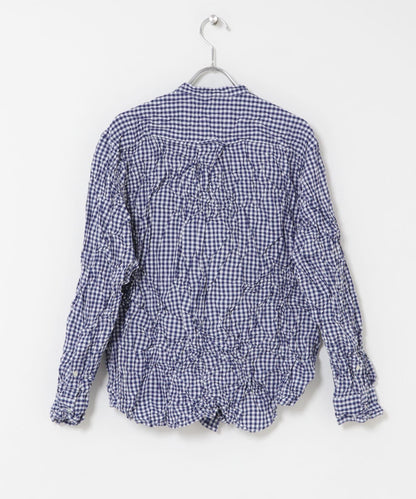 Vas-Y Lentement CHECK WRINKLE SHIRTS