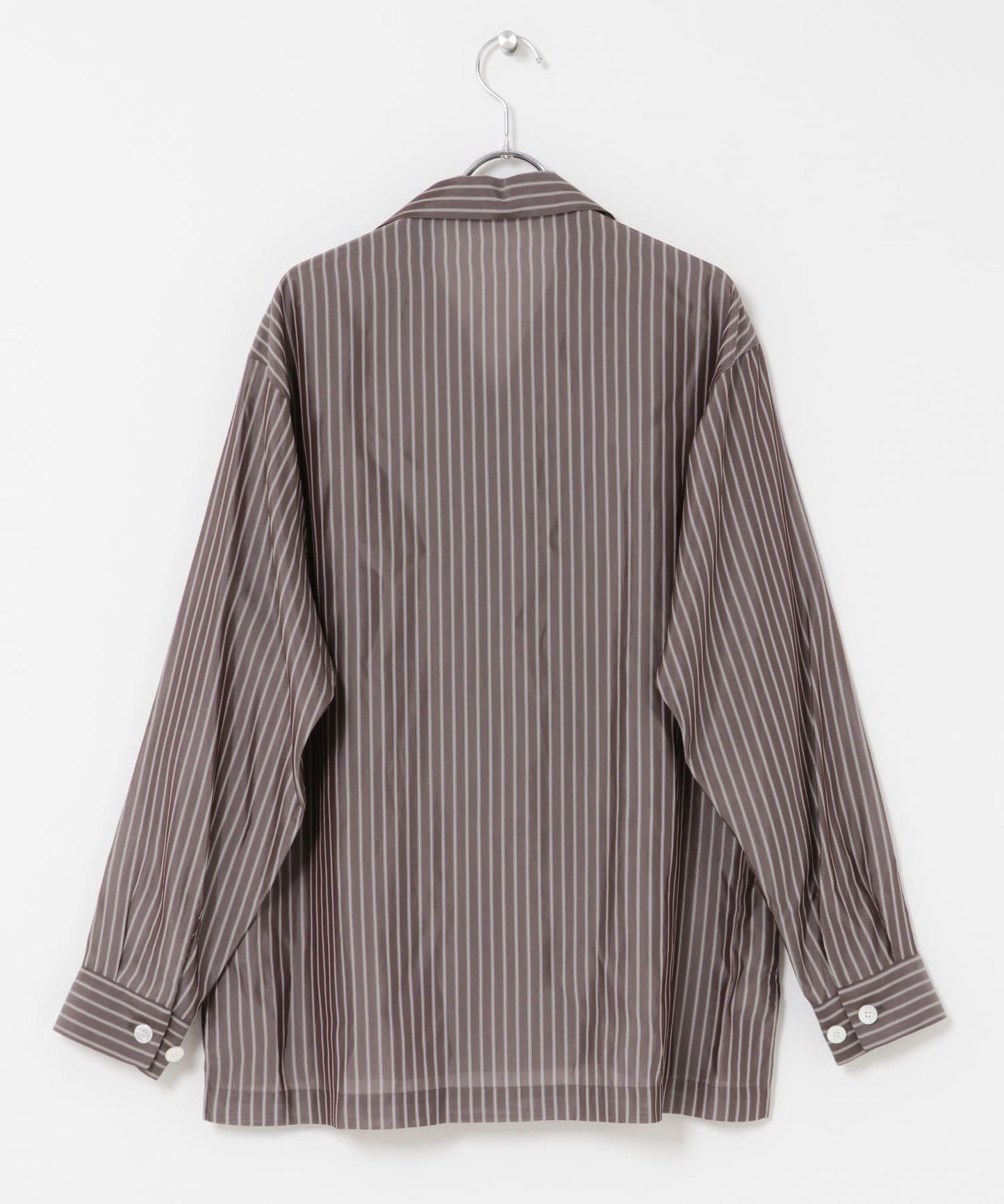 YLEVE ACETATE CUPRO STRIPE PJ SHIRTS