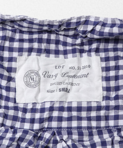 Vas-Y Lentement CHECK WRINKLE SHIRTS