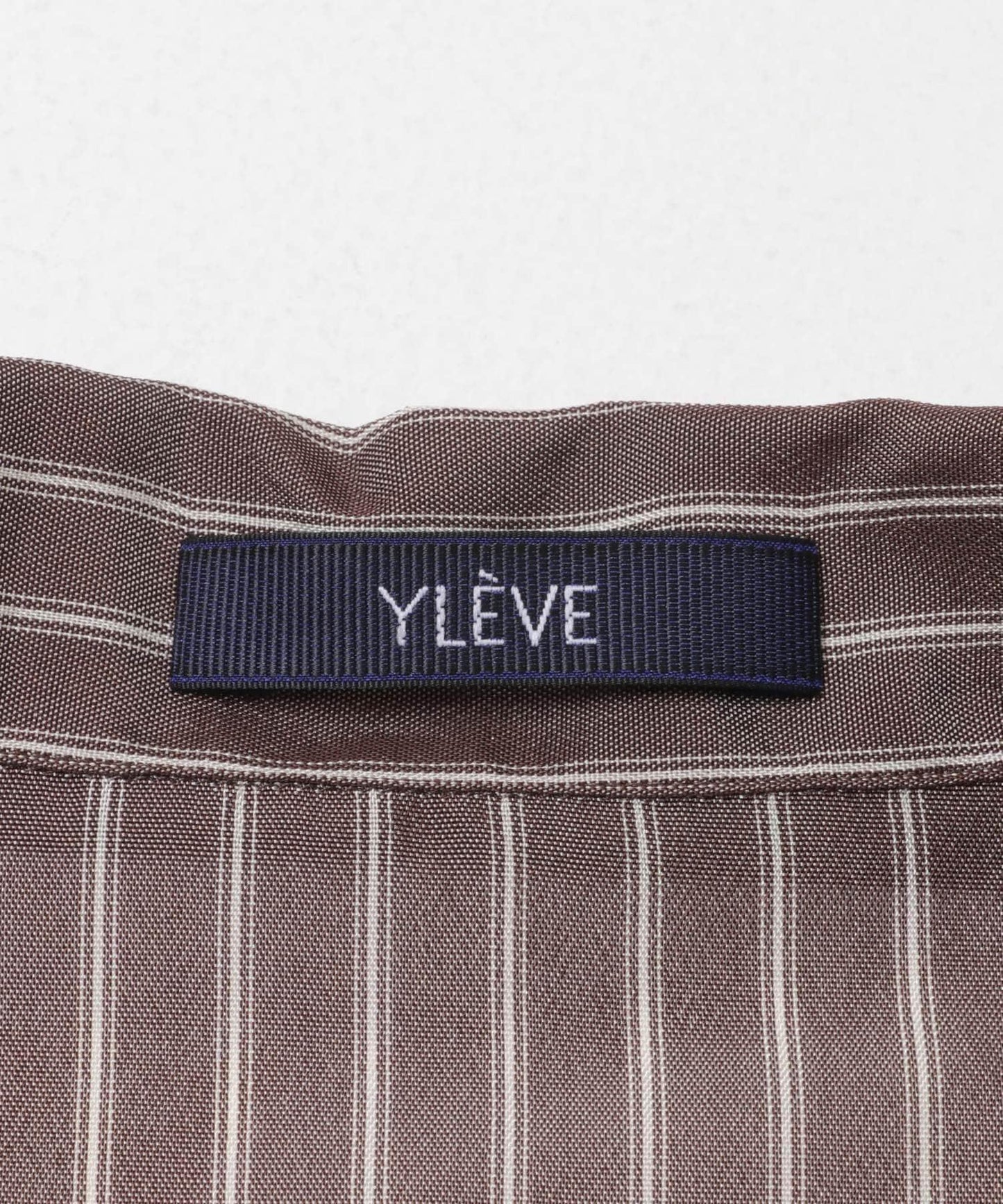 YLEVE ACETATE CUPRO STRIPE PJ SHIRTS