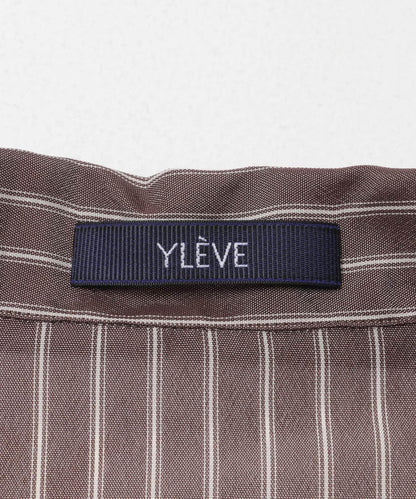 YLEVE ACETATE CUPRO STRIPE PJ SHIRTS