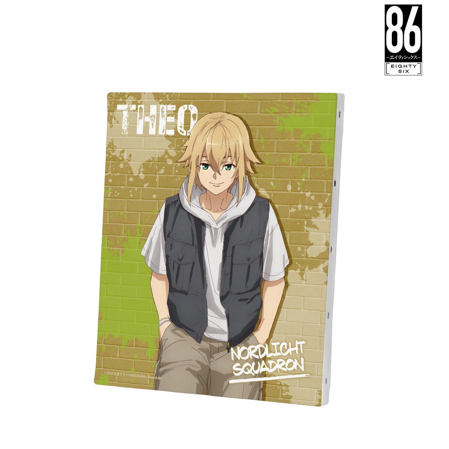 ８６―エイティシックス―（86－Eighty Six－） 描き下ろし 聖ト・リッカ ストリートファッションver. F3號キャンバスボード