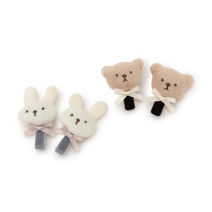 pupu tete ヘアクリップ2P
