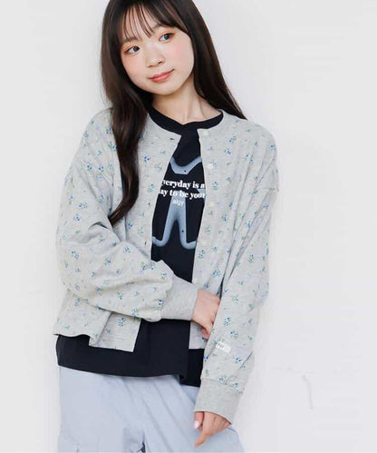 algy 兒童迷你衛衣材質開衫 拼色 100cm-160cm