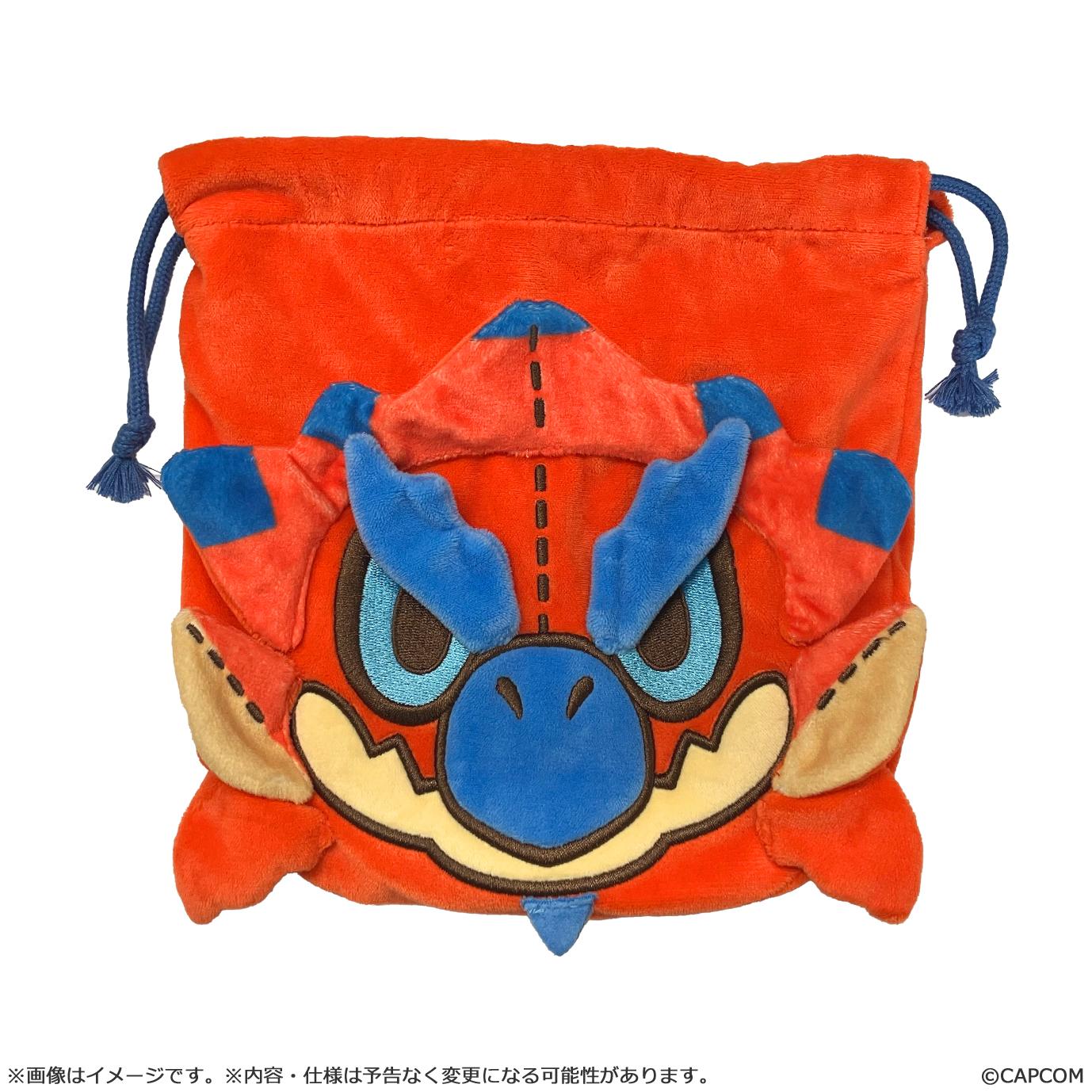 モンスターハンター_モンでふぉ 巾着ポーチ リオレウス