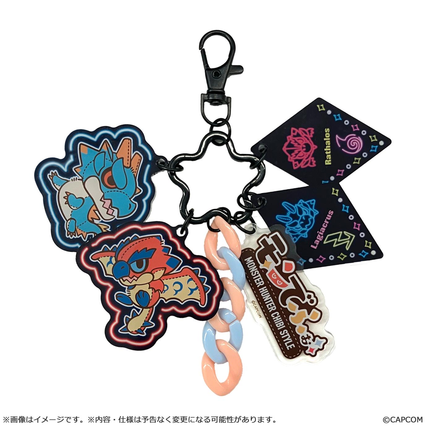 モンスターハンター_モンでふぉ じゃらじゃらアクリルキーホルダー リオレウス&ラギアクルス