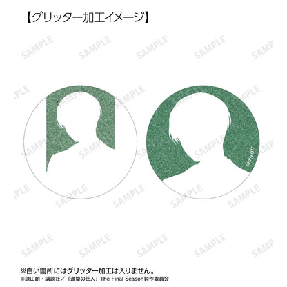 進撃の巨人_リヴァイ グリッター缶バッジ2個セット vol.2