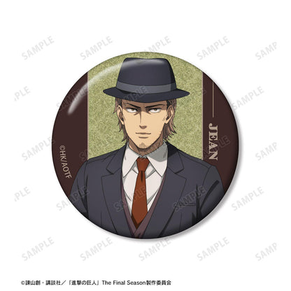 進撃の巨人_ジャン グリッター缶バッジ2個セット vol.2