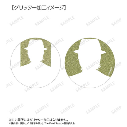 進撃の巨人_ジャン グリッター缶バッジ2個セット vol.2
