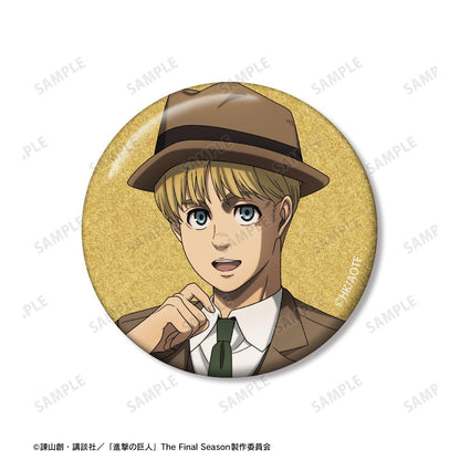 進撃の巨人_アルミン グリッター缶バッジ2個セット vol.2