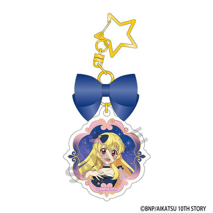 アイカツ！_トレーディングリボン付きアクリルキーホルダー　星空ドレス 【コンプリートBOX／6個入り】