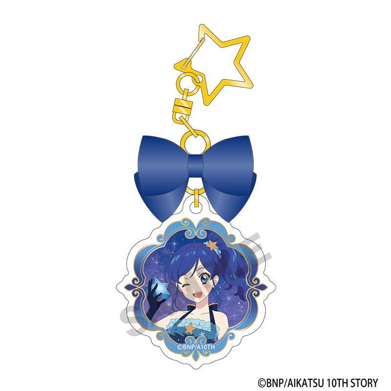 アイカツ！_トレーディングリボン付きアクリルキーホルダー　星空ドレス 【コンプリートBOX／6個入り】