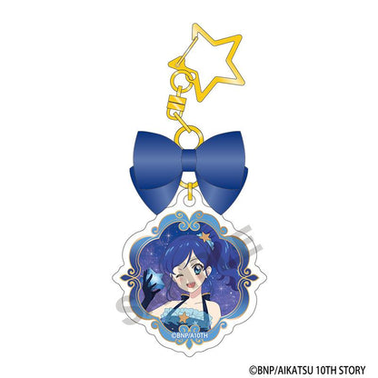 アイカツ！_トレーディングリボン付きアクリルキーホルダー　星空ドレス 【コンプリートBOX／6個入り】