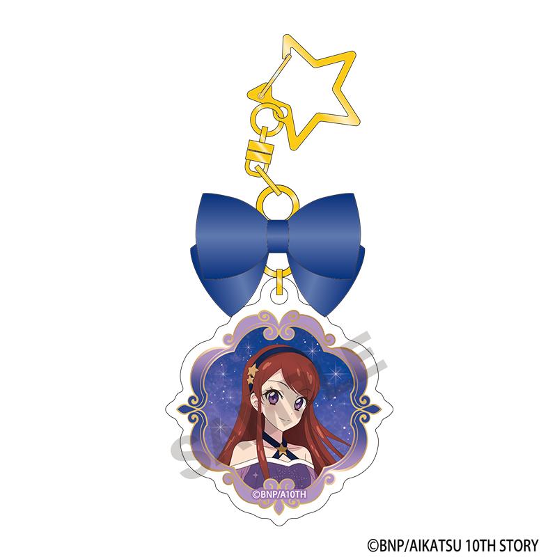 アイカツ！_トレーディングリボン付きアクリルキーホルダー　星空ドレス 【コンプリートBOX／6個入り】